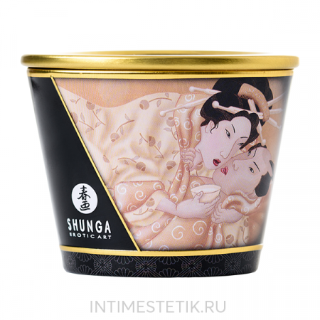 Массажное арома-масло Shunga Vanilla Fetish, 170 мл