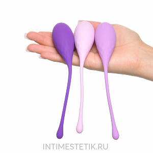 Набор тренажеров Fantasy For Her Kegel Train-Her Set для мыщц тазового дна Набор тренажеров Fantasy For Her Kegel Train-Her Set для мыщц тазового дна