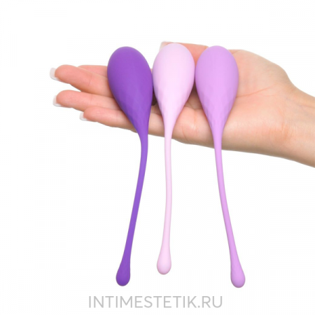 Набор тренажеров Fantasy For Her Kegel Train-Her Set для мыщц тазового дна