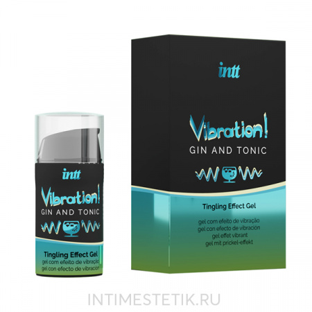 INTT Vibration! (Джин-Тоник) - съедобный жидкий вибратор, 15 мл INTT Vibration! (Джин-Тоник) - съедобный жидкий вибратор, 15 мл