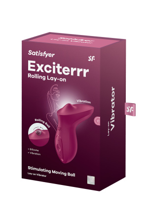 Вибратор для клитора Satisfyer Exciterrr с движущимся шариком