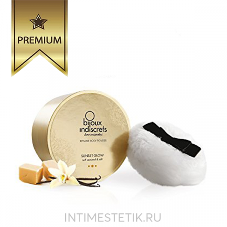 Съедобная пудра для тела Bijoux Indiscrets (соленая карамель)