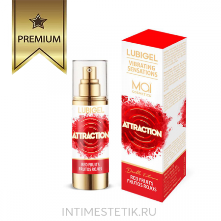 Жидкий вибратор MAI ATTRACTION RED FRUITS, 30 мл