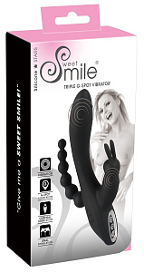 Sweet Smile Triple G-spot Vibrator - тройной вибратор