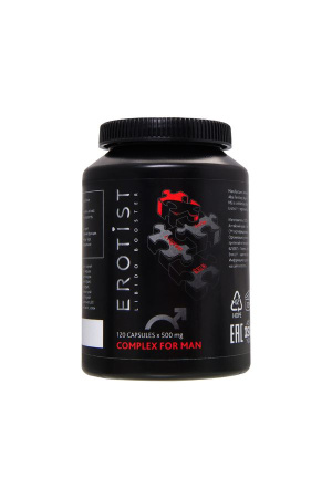 Erotist COMPLEX FOR MAN капсулы мужские для потенции, 120 шт.