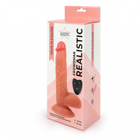 Фаллоимитатор с поступательными движениями и вращением Erowoman