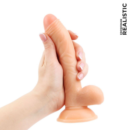 Фаллоимитатор EROWOMAN НОВОГОДНИЙ (L 14 см D 3,5 см)