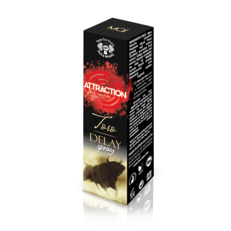 Спрей-пролонгатор Delay Spray for Men Attraction Toro, 30 мл