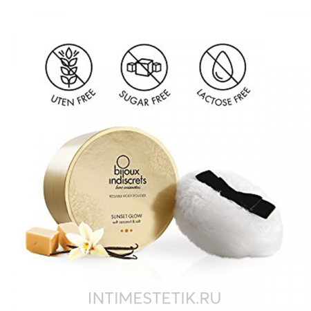 Съедобная пудра для тела Bijoux Indiscrets (соленая карамель)