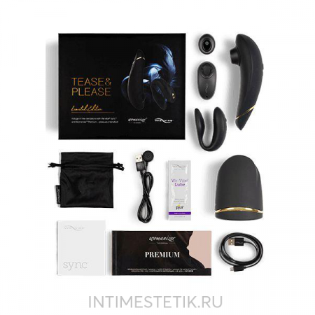 Набор Tease & Please Collection Premium (Womanizer Premium и We-Vibe Sync) Набор Tease & Please Collection Premium (Womanizer Premium и We-Vibe Sync)