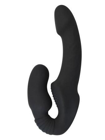 Безремневой страпон Devi с вибрацией и пультом ДУ