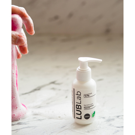 Очищающий эко-гель LUBLab для интимных товаров, 100 мл