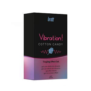 INTT Vibration! (Сахарная вата) - съедобный жидкий вибратор, 15 мл INTT Vibration! (Сахарная вата) - съедобный жидкий вибратор, 15 мл