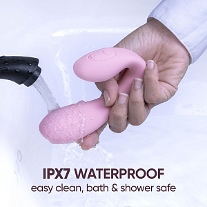 Selove DuoFlex - женский вибратор-кролик скрытого ношения с пультом ДУ