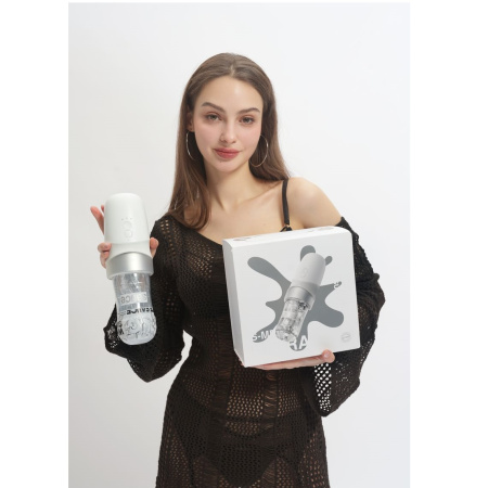 Набор Extra Sauce (автоматический насос с имитацией минета и вращением + мастурбатор)