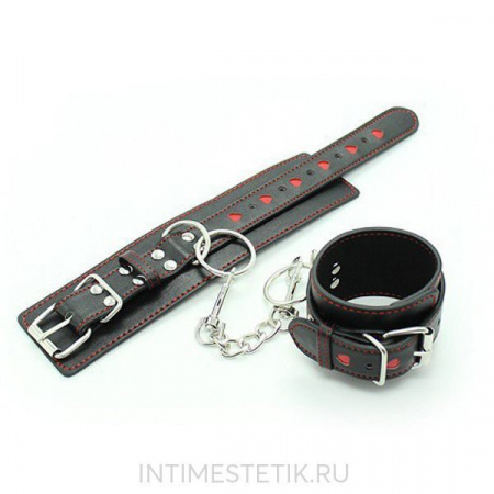 Наручники декорированные сердцами Джага-Джага Наручники декорированные сердцами Джага-Джага