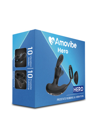 HERO AMOVIBE - массажер простаты с пультом управления HERO AMOVIBE - массажер простаты с пультом управления