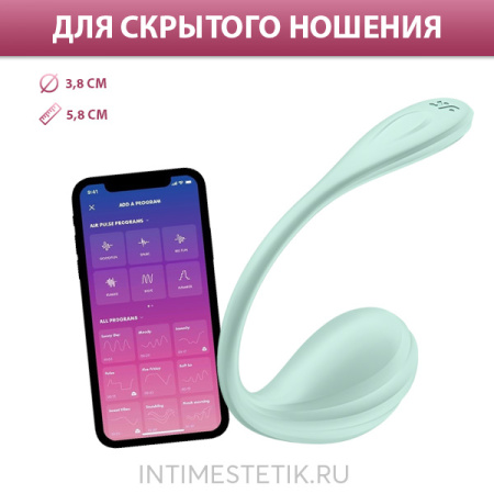 Satisfyer Smooth Petal - виброяйцо со смарт-управлением