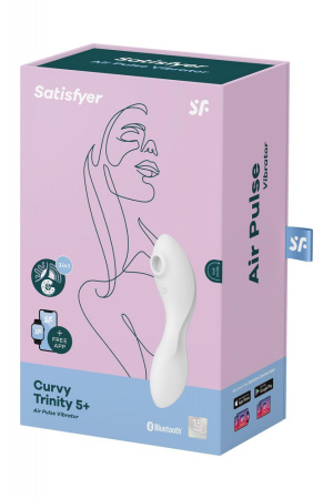 Curvy Trinity 5+ Satisfyer вибратор + вакуумный стимулятор с вибрацией