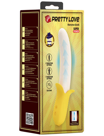 Banana Geek Pretty Love - пульсатор с вибрацией (имитация фрикций) Banana Geek Pretty Love - пульсатор с вибрацией (имитация фрикций)