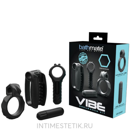 Набор Bathmate Vibe Endurance Kit: кольцо, вибропуля, мастурбатор