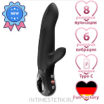 Пульсатор Bi Stronic Arc Fun Factory с вибрацией - Черный