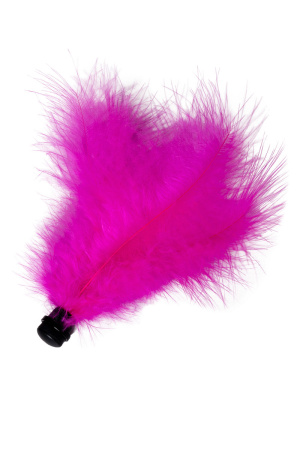 Комплект съедобная пудра для тела SECRET PLAY STRAWBERRY (Клубника) + перо