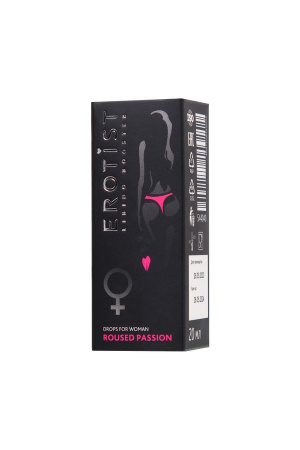 Возбуждающие капли для женщин Erotist ROUSED PASSION, 20 мл