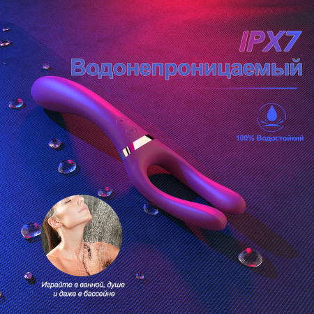 Двухсторонний стимулятор для пар Hot Planet Aster