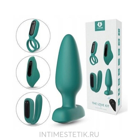 S-HANDE The Love Kit - набор из вибропули на пульте ДУ и 4-х силиконовых чехлов