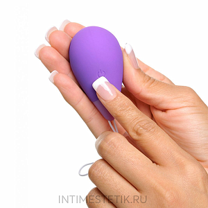 Вибростимулятор с пультом ДУ для тренировок Кегеля Fantasy For Her Remote Kegel Excite-Her Вибростимулятор с пультом ДУ для тренировок Кегеля Fantasy For Her Remote Kegel Excite-Her