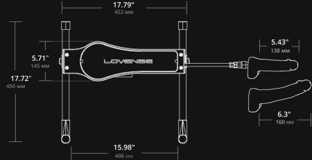 Секс-машина Sex Machine LOVENSE с мобильным управлением