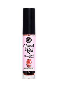 Блеск для губ с виброэффектом SECRET PLAY VIBRANT KISS STRAWBERRY GUM (Клубничная жвачка) Блеск для губ с виброэффектом SECRET PLAY VIBRANT KISS STRAWBERRY GUM (Клубничная жвачка)