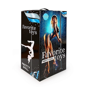 Надувная секс-кукла EROMAN с вибрацией и 3 отверстиями (рост 150 см)