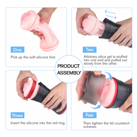 Мастурбатор Polaris S-Hande двусторонний (ротик + вагина)