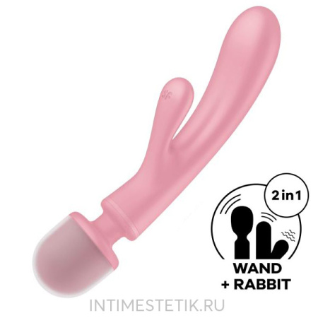 Triple Lover Satisfyer - гибкий вибратор 3 в 1 для женщин Triple Lover Satisfyer - гибкий вибратор 3 в 1 для женщин