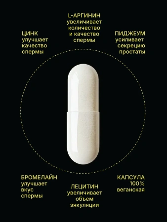 Cumblaster - капсулы для увеличения объема и улучшения вкуса спермы