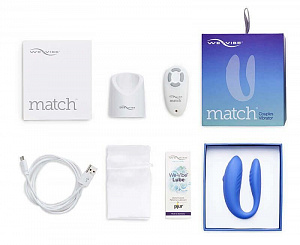 Вибростимулятор для пар We-Vibe Match  анатомический Вибростимулятор для пар We-Vibe Match  анатомический