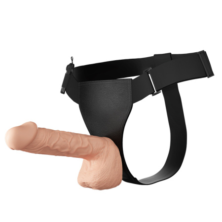 Baile Ultra Passionate Harness - страпон с вибрацией на регулируемых креплениях