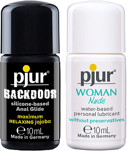 Набор Pjur Mini Collection - 4 смазки по 10 мл (на водной и силиконовой основе)