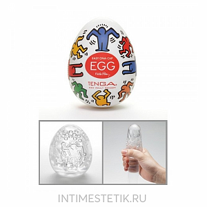 TENGA&Keith Haring Egg Мастурбатор яйцо Dance