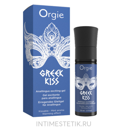 Orgie Greek Kiss - возбуждающий гель для ануса с эффектом расслабления, 50 мл