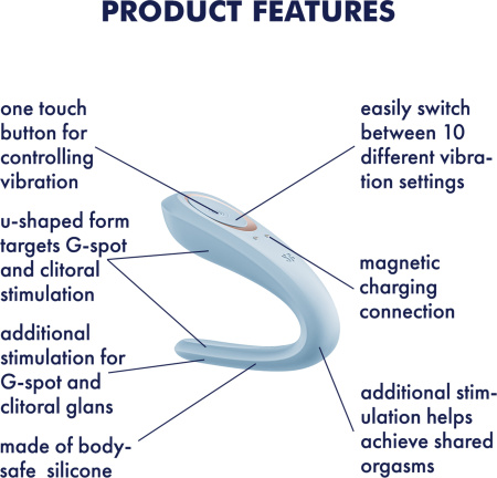 Satisfyer Double Classic - вибратор для пар