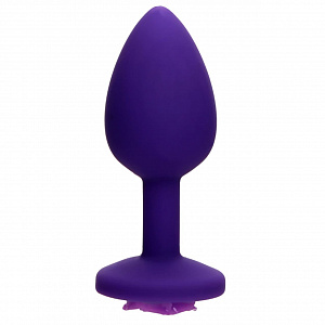 Маленькая силиконовая пробка с розой