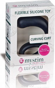 Стимулятор мышц тазового дна и простаты MYSTIM Curving Curt электропроводящий Стимулятор мышц тазового дна и простаты MYSTIM Curving Curt электропроводящий
