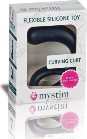 Стимулятор мышц тазового дна и простаты MYSTIM Curving Curt электропроводящий Стимулятор мышц тазового дна и простаты MYSTIM Curving Curt электропроводящий
