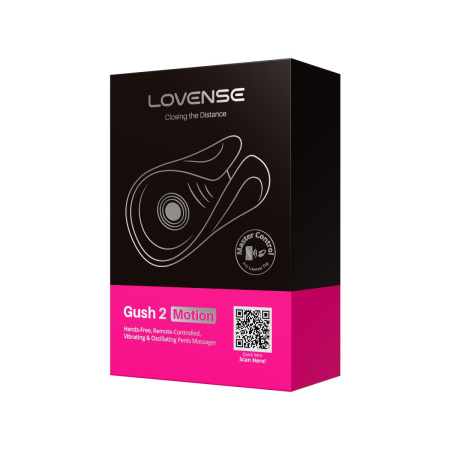 Lovense Gush 2 Motion — мастурбатор с осцилляцией и Master Control