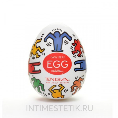 TENGA&Keith Haring Egg Мастурбатор яйцо Dance