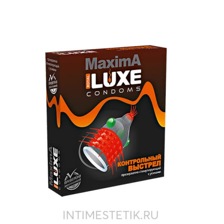 Презерватив Luxe MAXIMA "Контрольный выстрел", 1 шт.