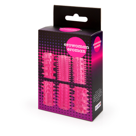 Набор насадок на член или пальцы EROWOMAN-EROMAN, 6 шт.